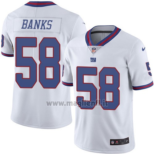 Maglia NFL Legend New York Giants Banks Bianco